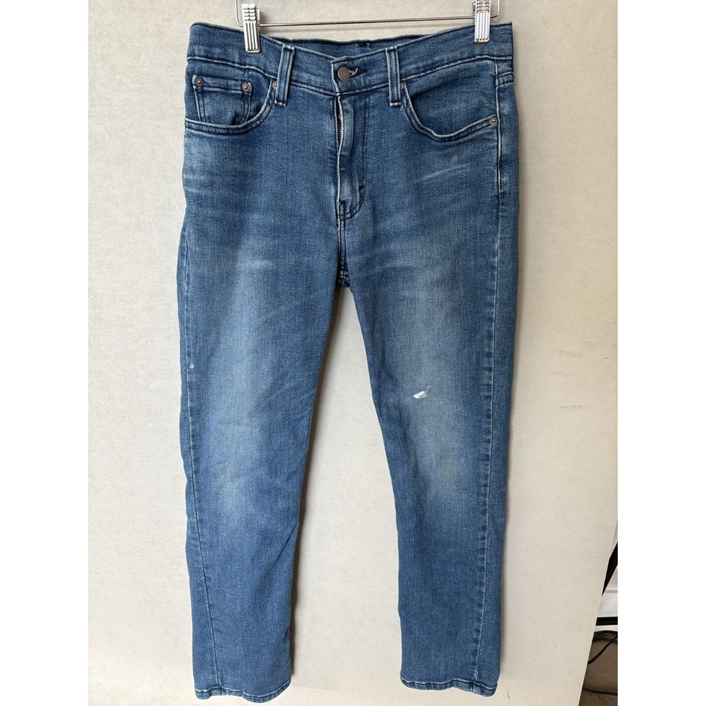 Levi Strauss Men's 30x32 514 Straight Blue Jeans  Denim